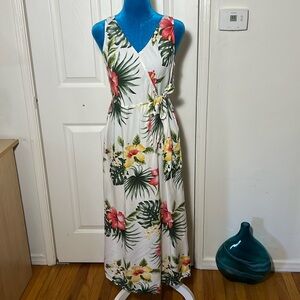 Puanani Hawaii Faux Wrap Dress S